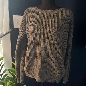 Cozy Waffle-Knit Women's Sweater